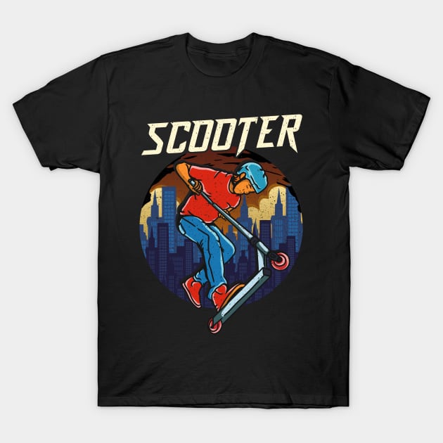 Cute & Funny Scooter Obsessed Scootering T-Shirt by theperfectpresents